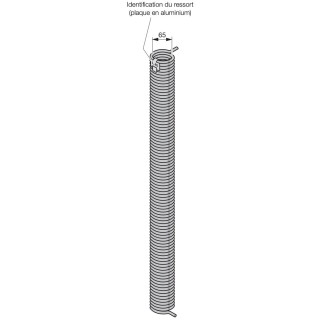 L54 Ressort de torsion porte Hormann Référence 3020525