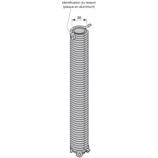 R74 Ressort de torsion porte Hormann Référence 3094802