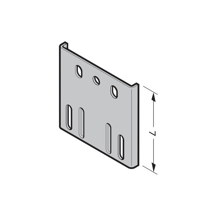 Support de rail de guidage L113mm Hormann Référence 3013561