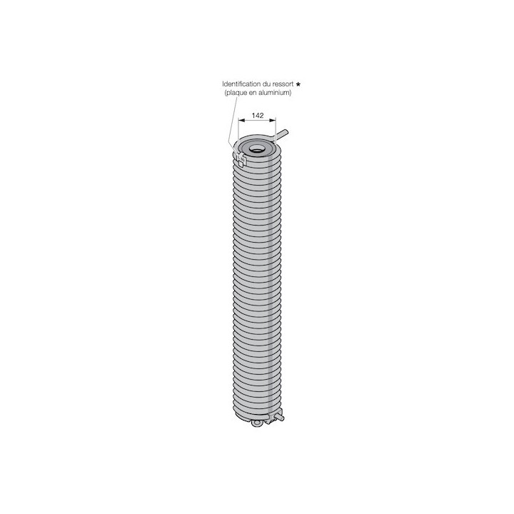 L80 Ressort de torsion porte Hormann Référence 3094807