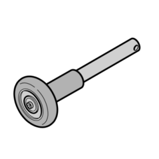 Galet de guidage type KS acier inoxydable roulement à billes Hormann Référence 3053385