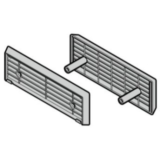 Grille d'aération pour porte sectionnelle 16mm Hormann Référence 3041094