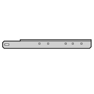 Console types de ferrure 675mm N, H droite Hormann Référence 3095317