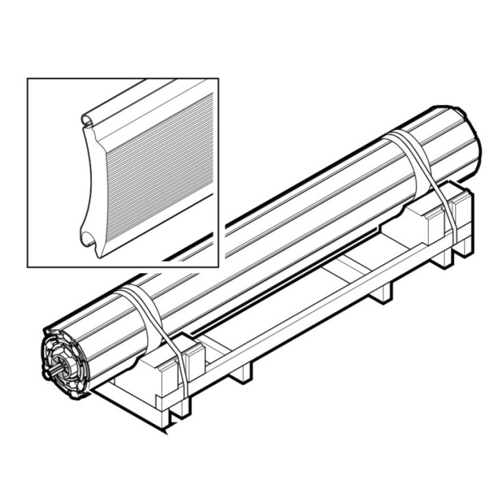 Tablier Decotherm S SB Ral 6005 Hormann Référence 9800756