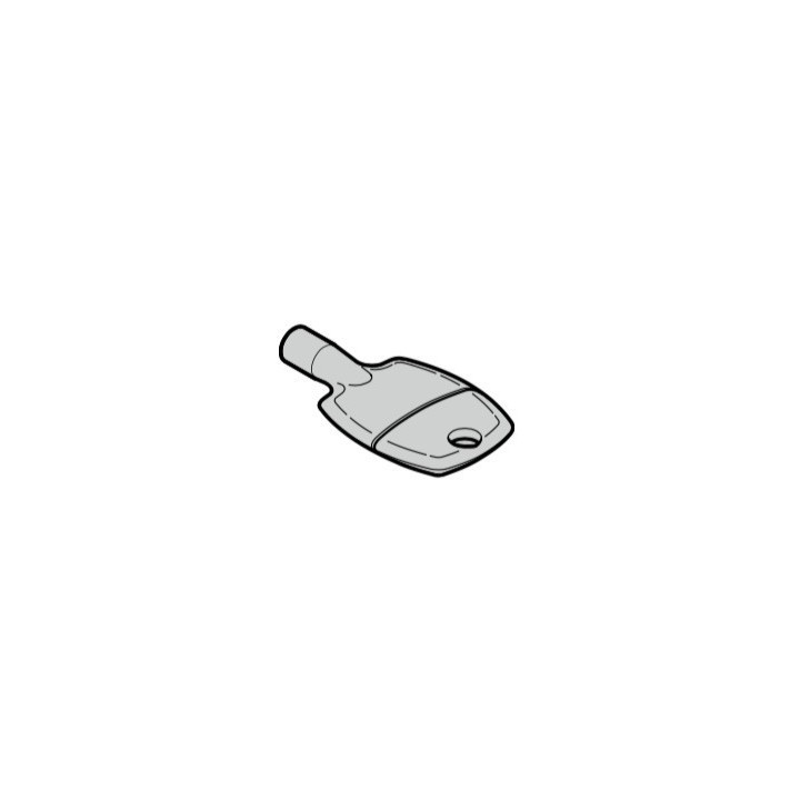 Clé de débrayage de capot pour LineaMatic Portronic S4000 Hormann Référence 439450