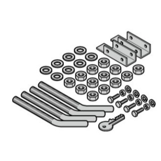 Kit de montage pour STA90 Hormann Référence 439365