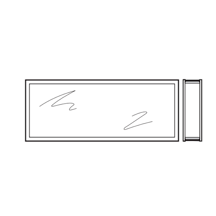 Vitre synthétique épaisseur 80 transparente 45mm Vitre quadruples K4 Hormann Référence 3095258