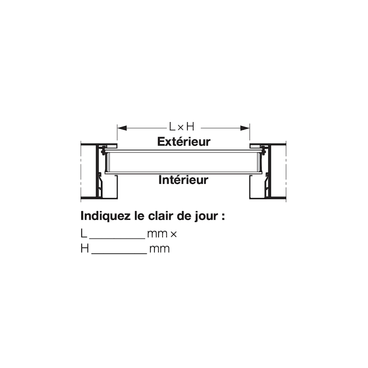 Vitre synthétique épaisseur 80 transparente 45mm Vitre quadruples K4 Hormann Référence 3095258
