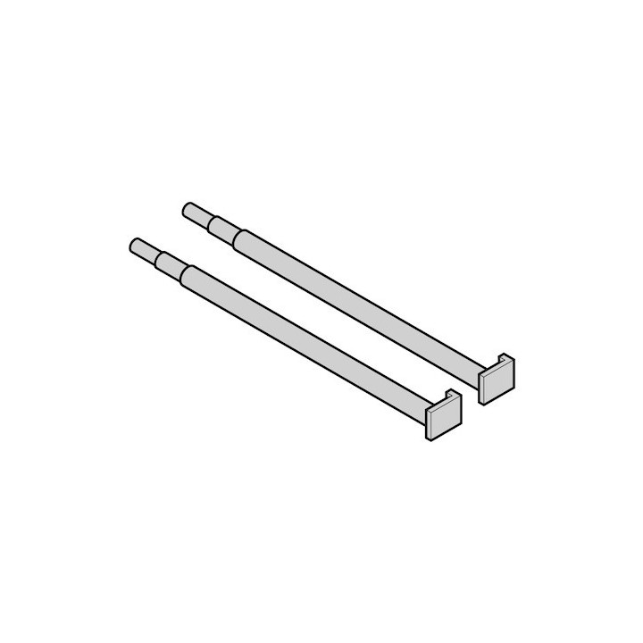 Lot de 2 levier de réglage et de serrage pour tube profilé Hormann Référence 3043385