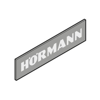 Enseigne de l'entreprise bleue / orange 260 x 50 x 3mm, autocollant Hormann Référence 3055436