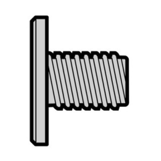 Lot de 10 Vis à tête plate Torx M5 x 10, GEOMET Hormann Référence 3064280