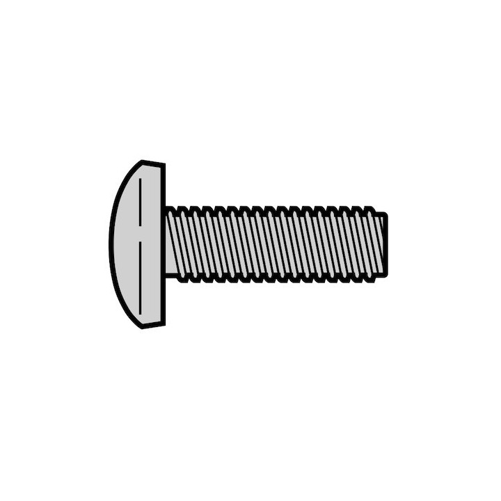 Lot de 10 Vis à tête goutte-de-suif M8 x 45 Hormann Référence 3055036