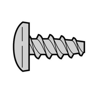 Lot de 10 vis à tôle à tête goutte-de-suif et Torx en acier inoxydable Hormann Référence 3065933