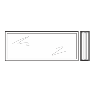 Vitre quadruples synthétique 51mm Transparente S4 Hormann Référence 3095265