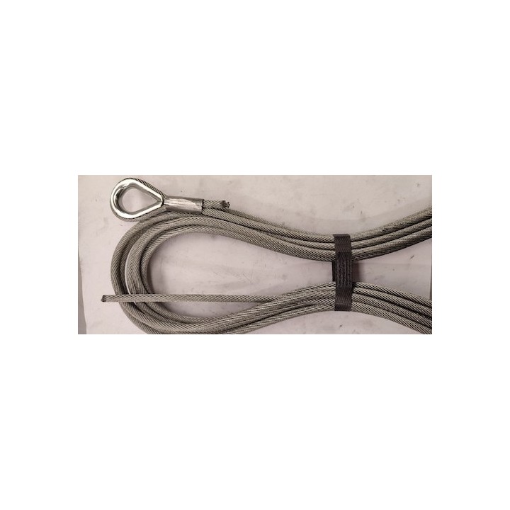 Cable de traction 5,5mm Lg 8m Hormann Référence 3095597
