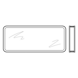 Vitre double en verre, P4A de 42mm transparent pour hublot A 26mm Hormann Référence 3093495