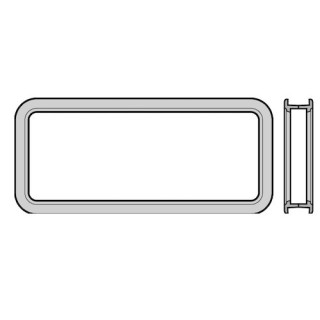Cadre moulé sous pression pour hublot type A Hormann Référence 3098350