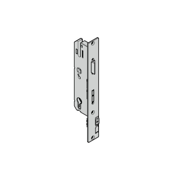 Serrure DIN droite multipoint, fonction antipanique E pour porte sectionnelle Hormann Référence 3093769