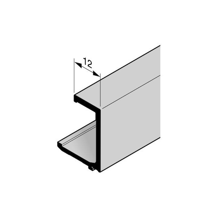 Parclose en aluminium pour portillon indépendant GA 012, E6 / C35 Hormann Référence 3097001