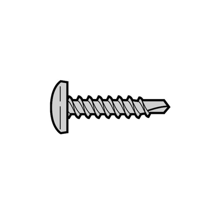 Lot de 10 vis perceuse Torx 3,5 x 9,5 galvanisée Hormann Référence 3092875