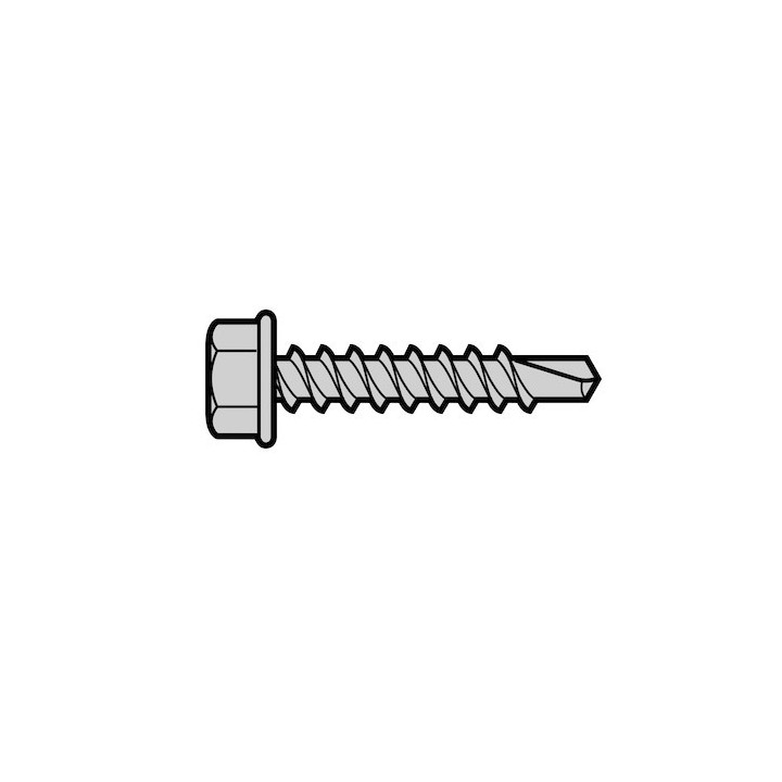 Lot de 10 vis perceuse 8 x 50 Hormann Référence 3097668