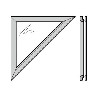 Vitre porte de garage / portillon en bois Hormann Référence 1709721