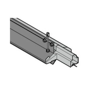 Profilé de seuil complet 120mm Hormann Référence 4005124