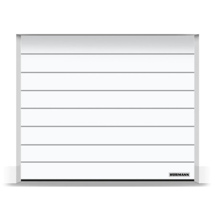Doormatic Rainures M Woodgrain RAL 9016 blanc 2500 X 2125