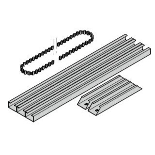 Rail de guidage FS 33 Ecostar Hormann Référence 439482