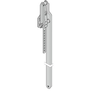 Bras droite Hauteur 2125 de porte N80 Hormann Référence 1049704