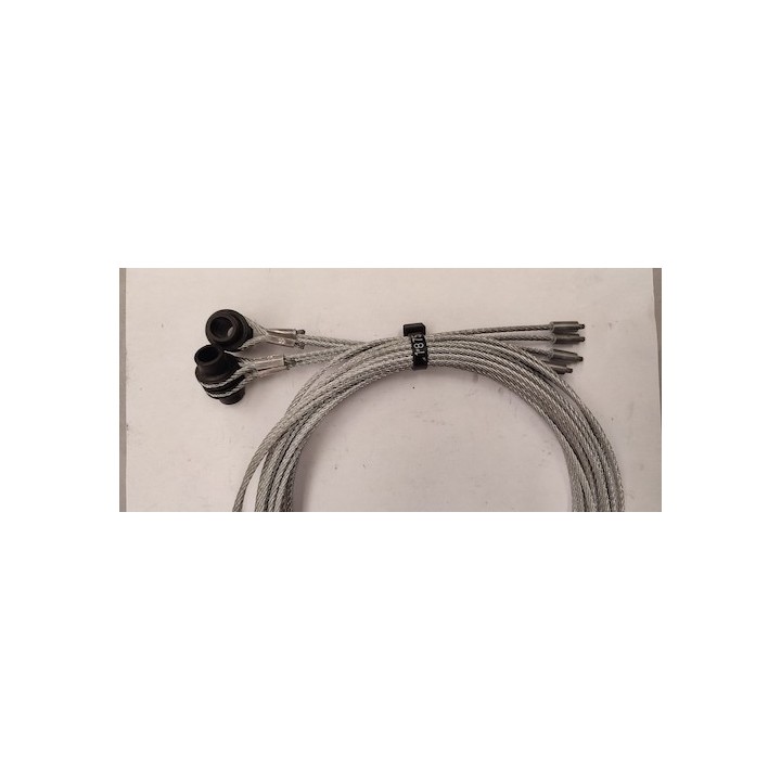 Câbles Long 2365 Ferrure Z Hauteur 1875mm Hormann référence 3064346