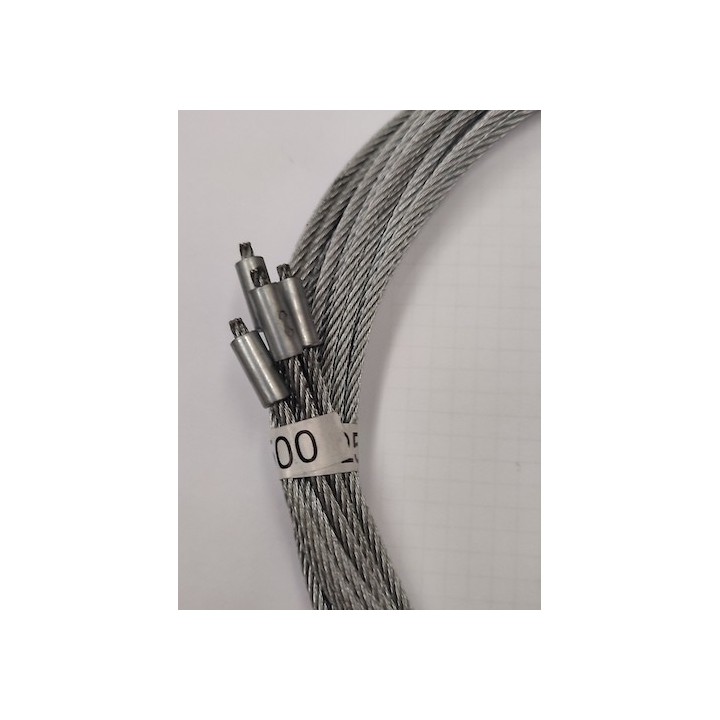 Câbles Long 2990 Ferrure Z Hauteur 2500mm Hormann référence 3064354