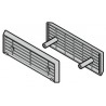 Grille d'aération pour porte sectionnelle 42mm Hormann Référence 3041072