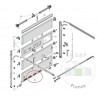 Glissière pour grille d'aération Hormann Référence 3021556