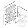 Glissière pour grille d'aération Hormann Référence 3021556