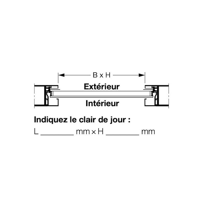 Treillis ondulé acier inoxydable WG Hormann Référence 4016867