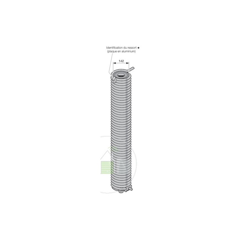 R95 Ressort de torsion porte Hormann Référence 3094836 R95 Ressort de torsion porte Hormann Référence 3094836