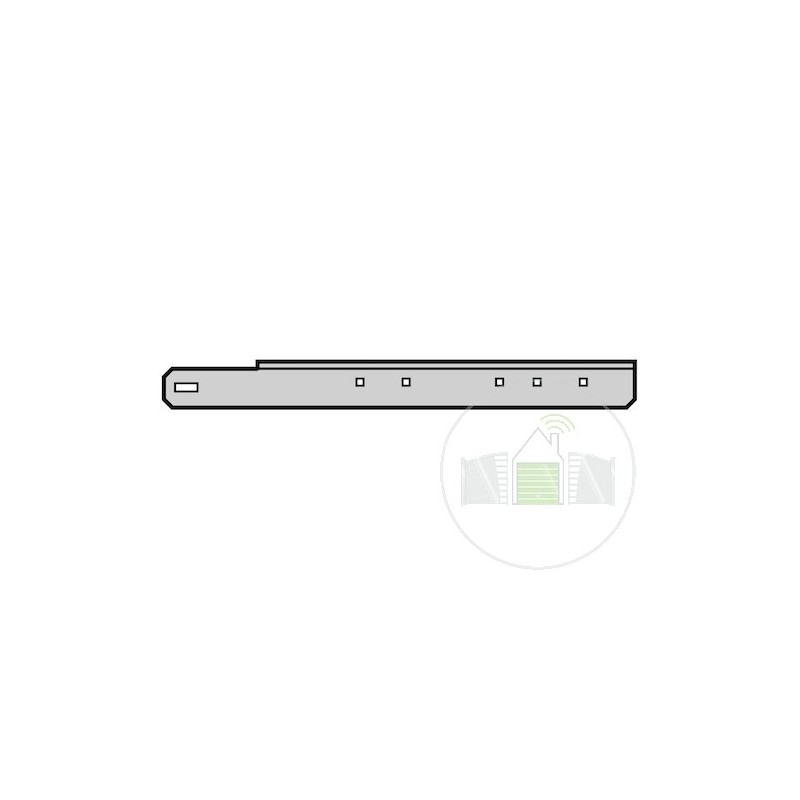 Console types de ferrure 625mm N, H droite Hormann Référence 3060790