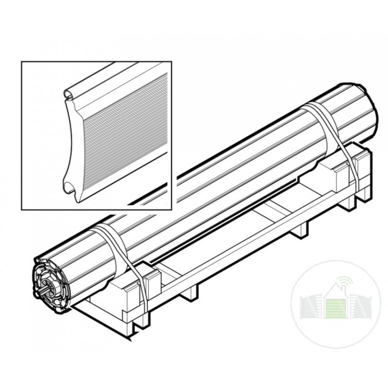 Tablier Decotherm S SB Ral 9002 Hormann Référence 9800751