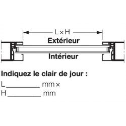 vitre hublot double  transparente porte de garage hormann