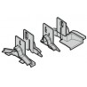 Lot embout socle et fermeture DIN gauche porte sectionnelle Hormann Référence 3064285