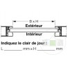 Vitre double synthétique, structure cristalline 16mm, DK Hormann Référence 3095241