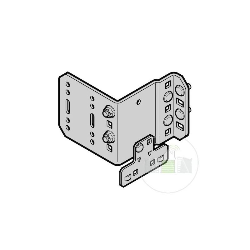 Plaque d'assemblage exécution à droite avec équerre de raccordement Hormann Référence 3055261