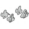 porte de garage Set embout anti pincement à partir de 07/2014 RAL 9006 (non laqué) Hormann Référence 3091727