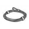 Cable de traction 5,5mm Lg 6m Hormann Référence 3095596