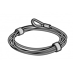Cable de traction 5,5mm Lg 8m Hormann Référence 3095597