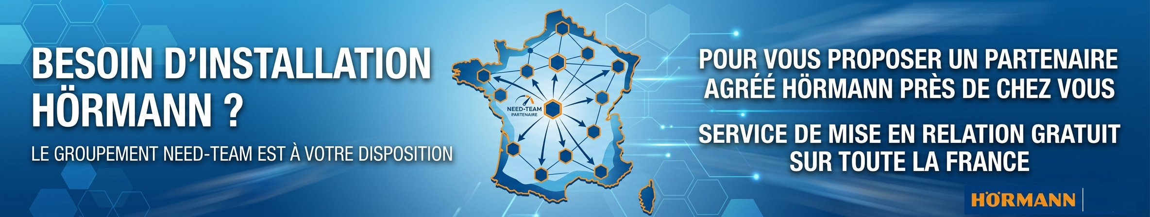 Trouver un installateur Hormann avec le réseau Need-Team